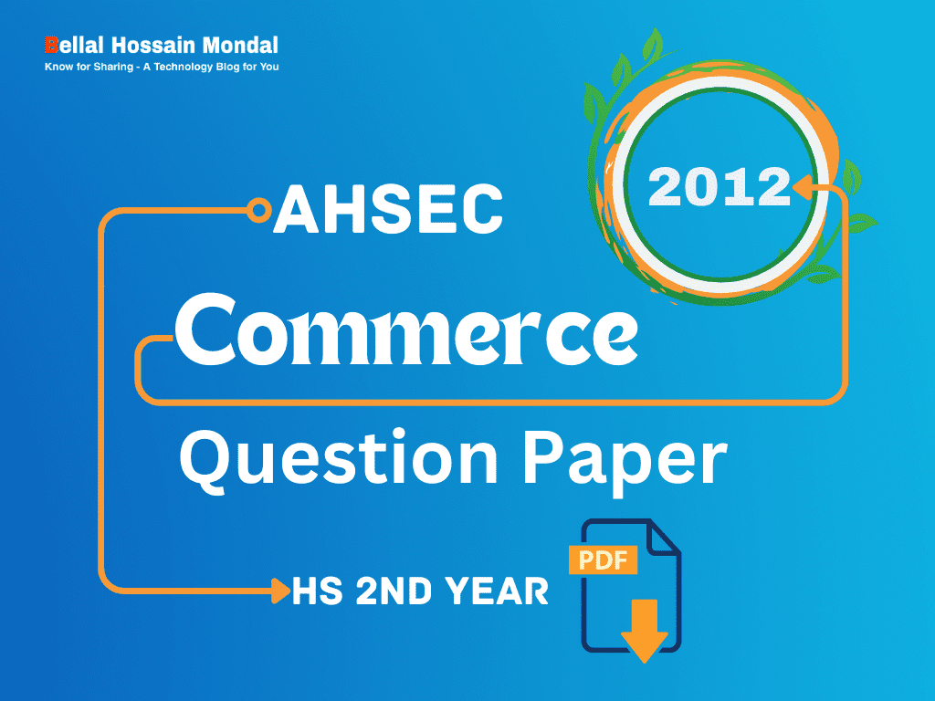 HS Commerce Question Paper 2012