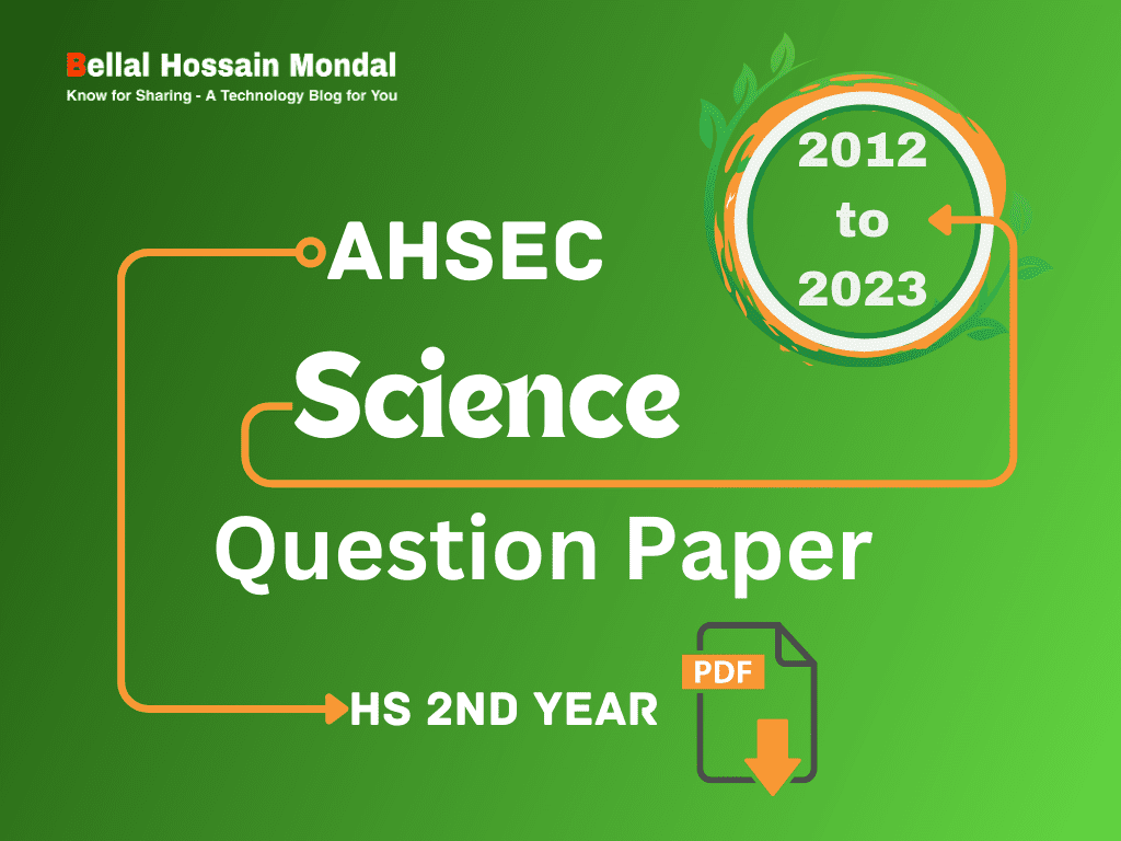 HS Science Question Paper 2012 to 2023