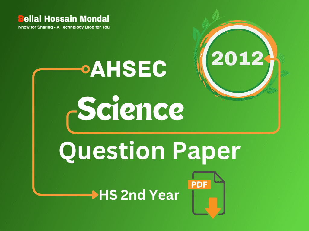 HS Science Question Paper 2012